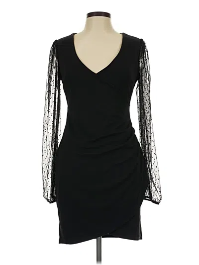 Pre-owned Lulus Cocktail Dress In Black