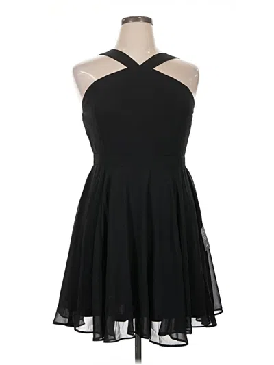 Pre-owned Lulus Cocktail Dress In Black