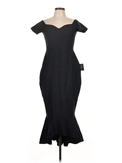 Pre-owned Lulus Cocktail Dress In Black