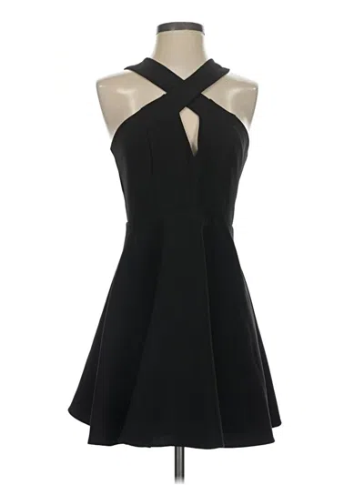 Pre-owned Lulus Cocktail Dress In Black