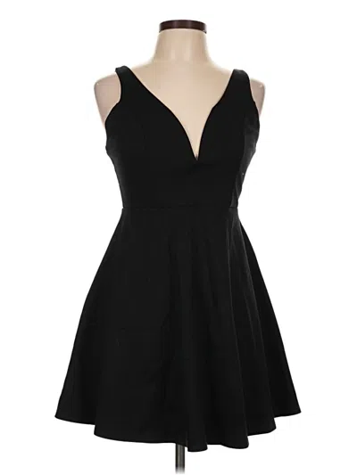 Pre-owned Lulus Cocktail Dress In Black