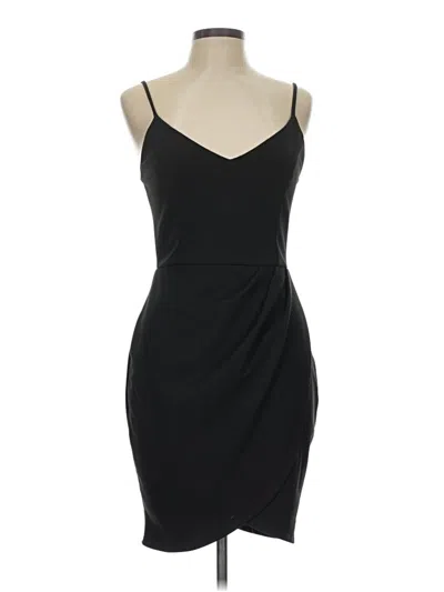 Pre-owned Lulus Cocktail Dress In Black