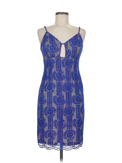 Pre-owned Lulus Cocktail Dress In Blue