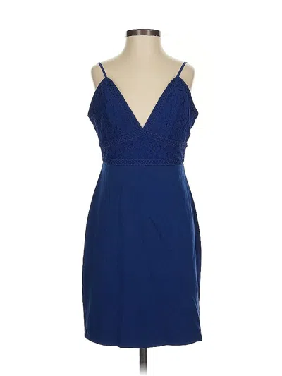Pre-owned Lulus Cocktail Dress In Blue