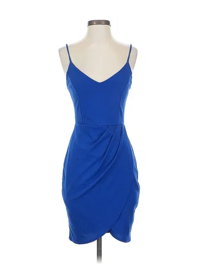 Pre-owned Lulus Cocktail Dress In Blue