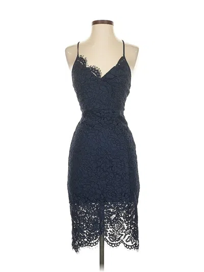 Pre-owned Lulus Cocktail Dress In Blue