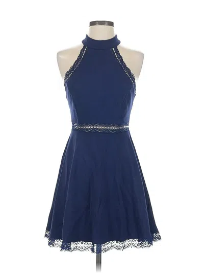 Pre-owned Lulus Cocktail Dress In Blue