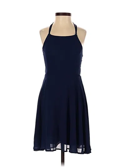 Pre-owned Lulus Cocktail Dress In Blue