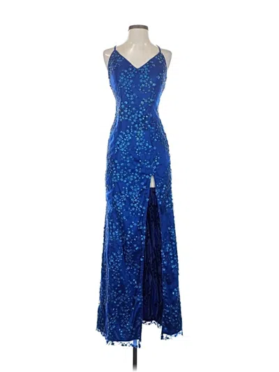 Pre-owned Lulus Cocktail Dress In Blue