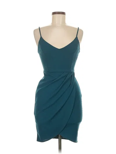 Pre-owned Lulus Cocktail Dress In Blue