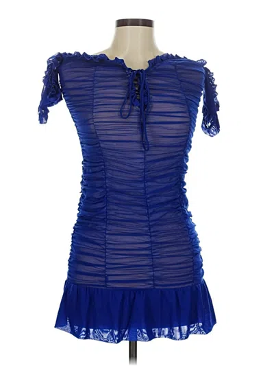 Pre-owned Lulus Cocktail Dress In Blue