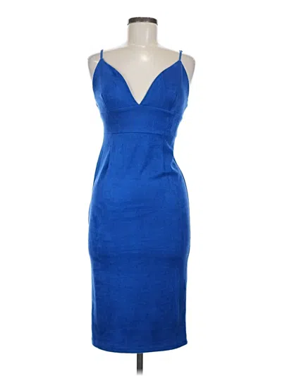 Pre-owned Lulus Cocktail Dress In Blue
