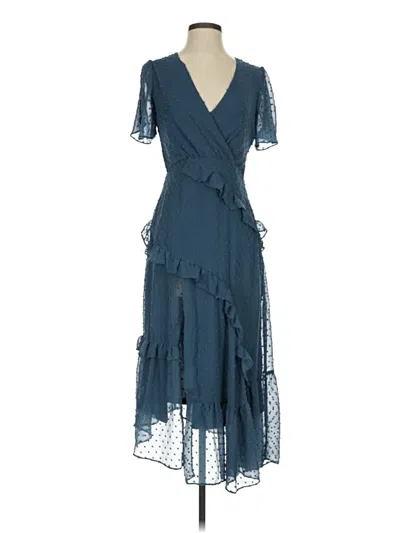 Pre-owned Lulus Cocktail Dress In Blue