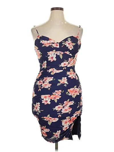 Pre-owned Lulus Cocktail Dress In Blue