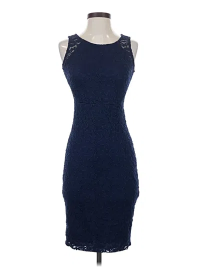 Pre-owned Lulus Cocktail Dress In Blue