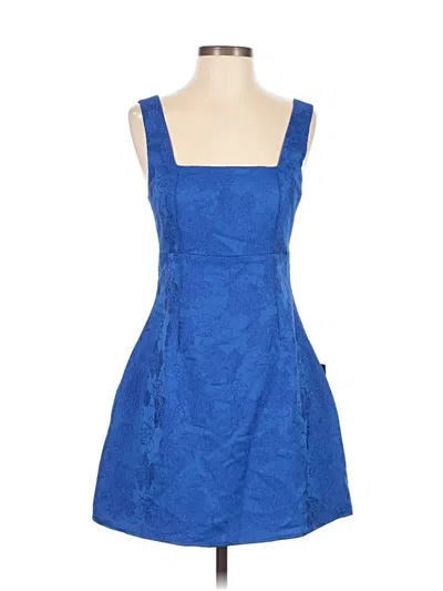 Pre-owned Lulus Cocktail Dress In Blue