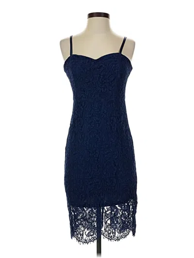 Pre-owned Lulus Cocktail Dress In Blue