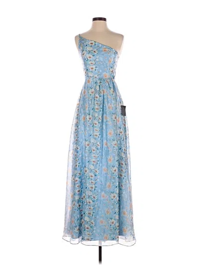 Pre-owned Lulus Cocktail Dress In Blue