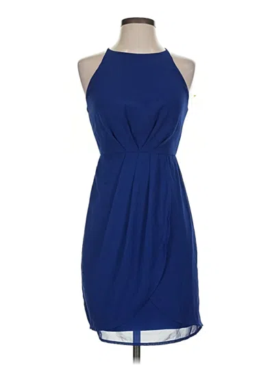 Pre-owned Lulus Cocktail Dress In Blue
