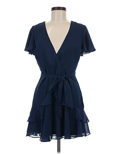 Pre-owned Lulus Cocktail Dress In Blue
