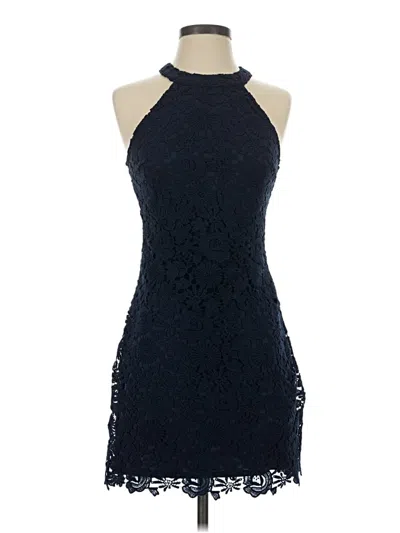 Pre-owned Lulus Cocktail Dress In Blue