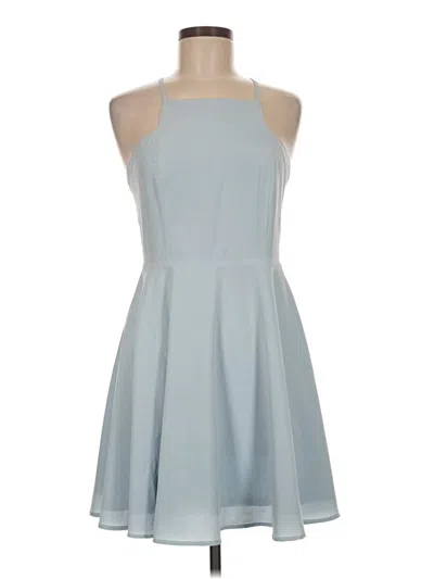 Pre-owned Lulus Cocktail Dress In Blue