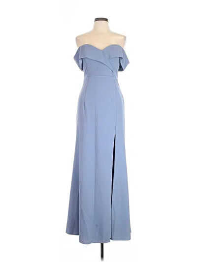 Pre-owned Lulus Cocktail Dress In Blue