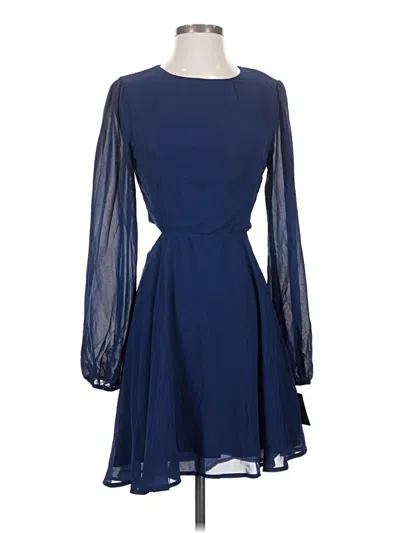Pre-owned Lulus Cocktail Dress In Blue