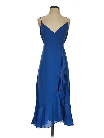 Pre-owned Lulus Cocktail Dress In Blue