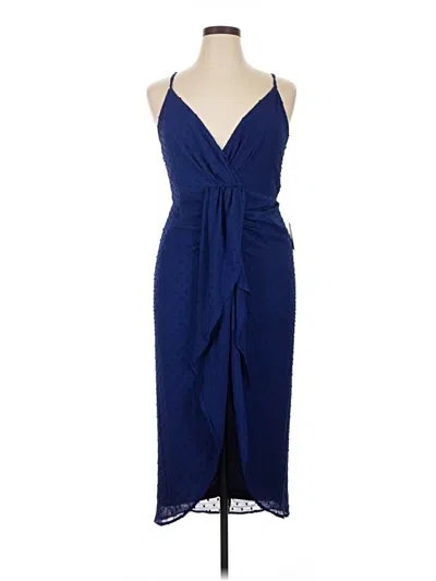 Pre-owned Lulus Cocktail Dress In Blue