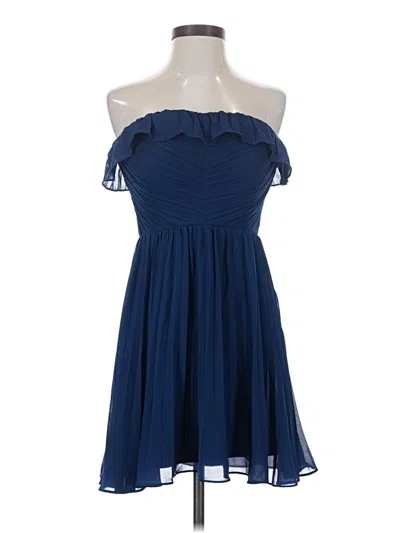 Pre-owned Lulus Cocktail Dress In Blue