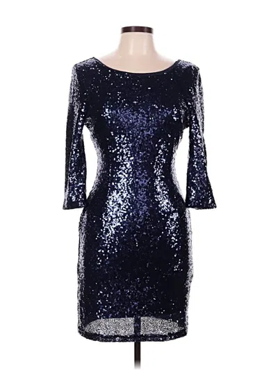 Pre-owned Lulus Cocktail Dress In Blue