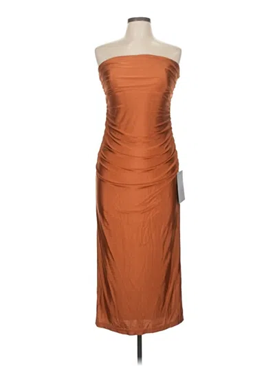 Pre-owned Lulus Cocktail Dress In Brown