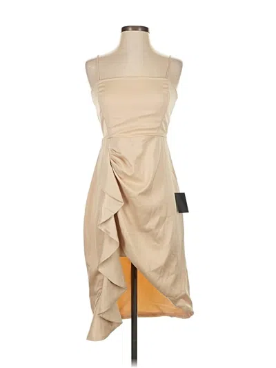 Pre-owned Lulus Cocktail Dress In Brown