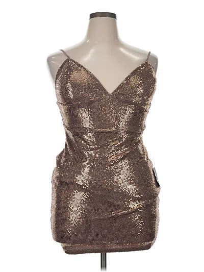 Pre-owned Lulus Cocktail Dress In Brown