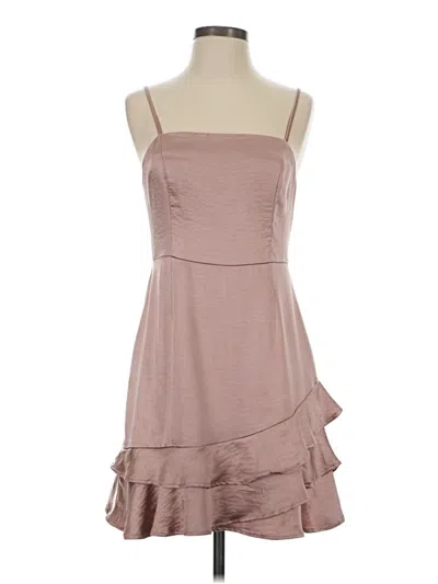 Pre-owned Lulus Cocktail Dress In Brown