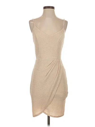 Pre-owned Lulus Cocktail Dress In Brown