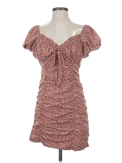 Pre-owned Lulus Cocktail Dress In Brown
