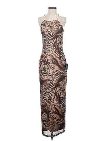 Pre-owned Lulus Cocktail Dress In Brown