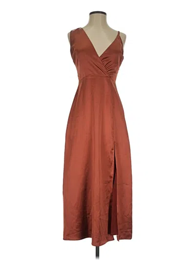 Pre-owned Lulus Cocktail Dress In Brown