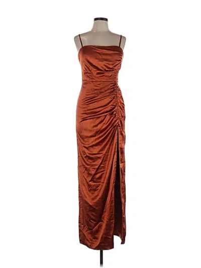 Pre-owned Lulus Cocktail Dress In Brown