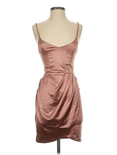 Pre-owned Lulus Cocktail Dress In Brown