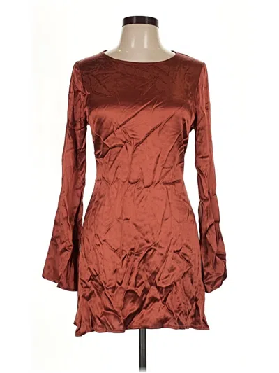 Pre-owned Lulus Cocktail Dress In Brown