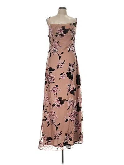 Pre-owned Lulus Cocktail Dress In Brown