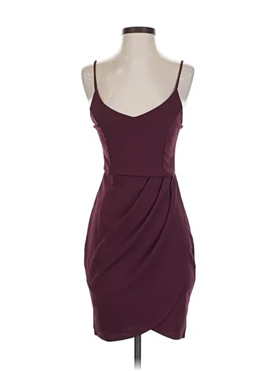 Lulus Cocktail Dress In Burgundy