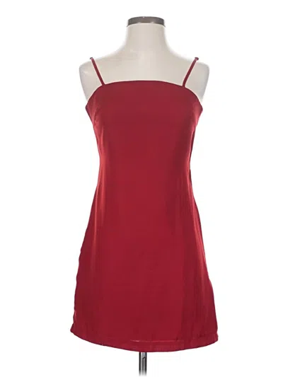 Pre-owned Lulus Cocktail Dress In Burgundy