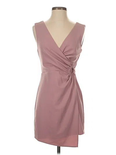 Pre-owned Lulus Cocktail Dress In Burgundy