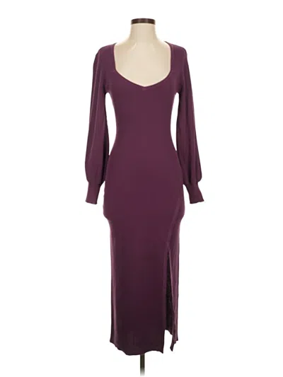 Pre-owned Lulus Cocktail Dress In Burgundy
