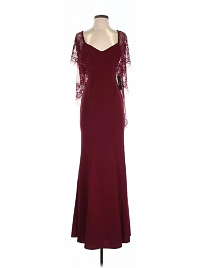 Pre-owned Lulus Cocktail Dress In Burgundy