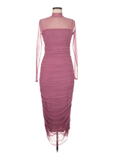 Pre-owned Lulus Cocktail Dress In Burgundy